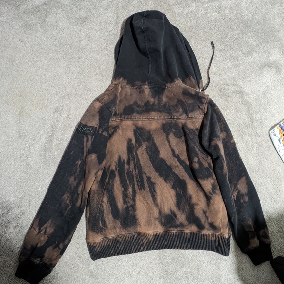 Diesel bleach dyed hoodie - Picture 2 of 2